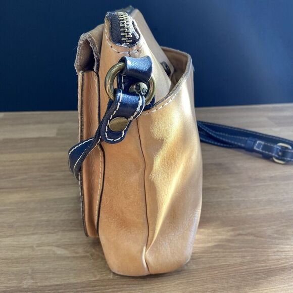 Patricia Nash Avellino Crossbody Purse Brown Black - Picture 12 of 16